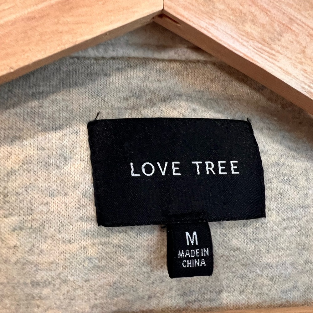 Love Tree Soft Heather beige flannel women vest - Medium - Picture 5 of 12
